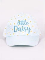 Detská šiltovka CZD-0567G-A100 sv. modrá s kvietkami - YoClub