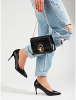 Módne lodičky dámske na širokom podpätku Módne lodičky dámske na širokom podpätku