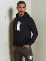 Pánska mikina s kapucňou čierna FashionStreet BX5725