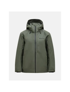 Peak Performance Lyžiarska bunda M Maroon Bunda zelená