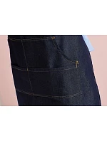 Premier PR 126 Džínsová zástera s náprsenkou 39.0126 indigo denim