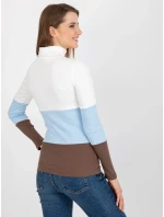 Dámska blúzka RV BZ 8465 1.37P biela a modrá - FPrice