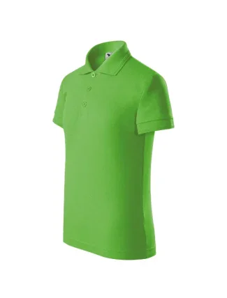 Detské tričko Pique Polo apple green