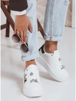 Dámske tenisky na platforme biele FashionStreet ZY1058 Dámske tenisky na platforme biele FashionStreet ZY1058