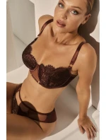 Mäkká podprsenka Kinga SC-1136 Praline