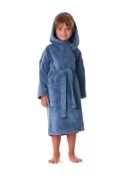 Detský župan Tampa s kapucňou 9149 denim light - Vestis
