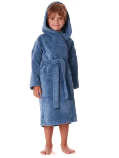 Detský župan Tampa s kapucňou 9149 denim light - Vestis
