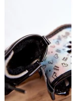 Dziecięce Botki Brokatowe We Wzory Wielokolorowe Reggie