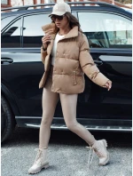 Dámska prešívaná zimná bunda LARO béžová FashionStreet TY4582