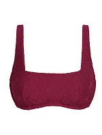 Dámske plavky DIM SWIMWEAR SHELL WIRED BRA - DIM - tmavo červená Dámske plavky DIM SWIMWEAR SHELL WIRED BRA - DIM - tmavo červená