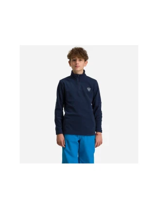 Rossignol Chlapčenská fleecová mikina s kapucňou 1/2 Zip