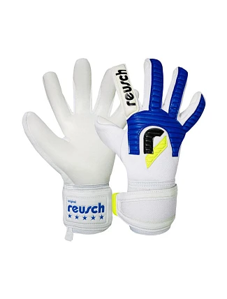 Brankárske rukavice Reusch Legacy '86 Advance White and Blue 5670206 1089