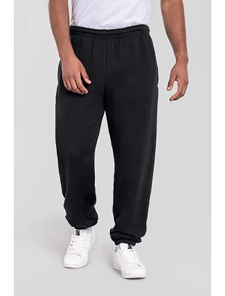 Fruit of the Loom Iconic Premium Joggingové nohavice s elastickými manžetami z hrubej bavlny 16.4056 čierne Fruit of the Loom Iconic Premium Joggingové nohavice s elastickými manžetami z hrubej bavlny 16.4056 čierne
