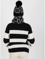 Dámska čiapka AT CZ CM 319 čierna a biela