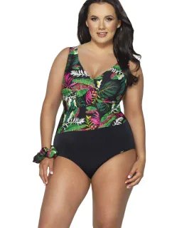 Dámske jednodielne plavky 56 Tropical island - AVA