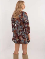 Šaty DHJ SK 19861 6.42 hnedé