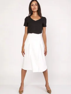 Dámska sukňa SP118 Ecru - Lanti