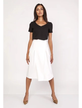 Dámska sukňa SP118 Ecru - Lanti