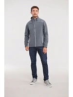 Russell Athletic 410M Pánska 3-vrstvová softshellová bunda Bionic 10.410M, farba iron grey
