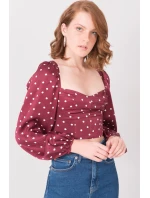 Blúzka 15814 bordó
