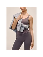 Dámske tričko CASALL Scoop Tank, sivé Dámske tričko CASALL Scoop Tank, sivé