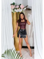 Sexi tričko Wet look 94901 fialové - KouCla Sexi tričko Wet look 94901 fialové - KouCla