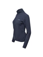 Dámska fleecová mikina Damis II FULL ZIP W 92800621589 tmavomodrá - Hi-Tec