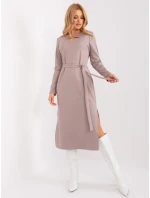 LK SK 509447 šaty.75P tmavo lila