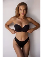 Dámska podprsenka bardotka BC-1167 Black - Kinga