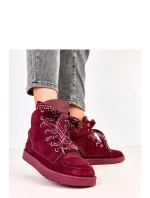 Športová zimná obuv C2077 burgundy -Solea Športová zimná obuv C2077 burgundy -Solea