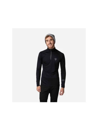 Rossignol Poursuite 1/2 Zip T-shirt black pánske Rossignol Poursuite 1/2 Zip T-shirt black pánske