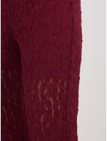 Nohavice IT SP 9960.78 bordová