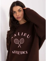 Mikina MJ BL H2519.34 tmavohnedá