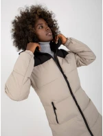 Dámska bunda NM KR D2 3827 62 šedá čierna Dámska bunda NM KR D2 3827 62 šedá čierna