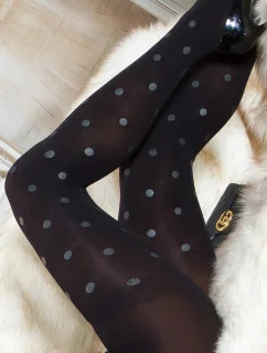 Dámske sexy pančuchy s bodkami SH8013 black - Collant