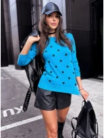Dámsky sveter Athena blue FashionStreet MY2059 Dámsky sveter Athena blue FashionStreet MY2059