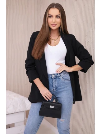 Bunda s klopami elegantná čierna
