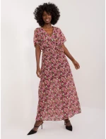 DHJ SK 9656 Šaty.19X čierna a ružová DHJ SK 9656 Šaty.19X čierna a ružová