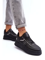Damskie Buty Sportowe Sneakersy Big Star MM274232 Czarne