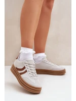 Stylowe Sneakersy Na Platformie Szare Doriwa