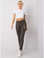 Tepláky RV DR 6046.12 tmavá khaki