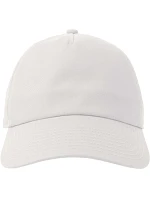 Atlantis Headwear Dad Hat-S Five – 5-panelová bejzbalová čiapka 33.0297 biela Atlantis Headwear Dad Hat-S Five – 5-panelová bejzbalová čiapka 33.0297 biela