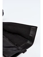 Dámske čižmy s ozdobným detailom na zips, čierne, Rileta Dámske čižmy s ozdobným detailom na zips, čierne, Rileta