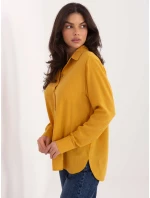 Košeľa LK KS 510109.70 tmavo žltá