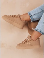 Dámske športové tenisky SNEAKI khaki FashionStreet ZY0824