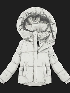Dámska prechodná bunda oversize S'West broken white (B2003-26)