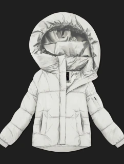 Dámska prechodná bunda oversize S'West broken white (B2003-26)