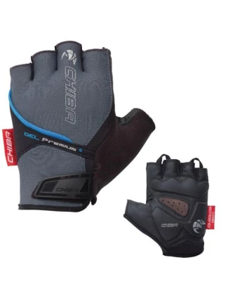 Rukavice CHIBA Gel Premium L sivé