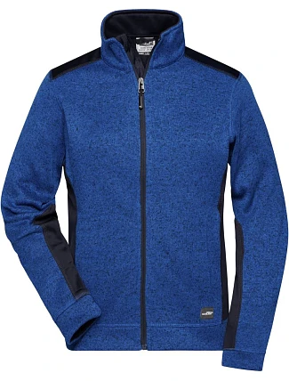 Daiber JN 861 Dámska pracovná pletená fleecová bunda – Strong 02.0861 royal melange/navy Daiber JN 861 Dámska pracovná pletená fleecová bunda – Strong 02.0861 royal melange/navy