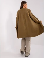 Kardigán AT SW 2333.31X olivovo zelený
